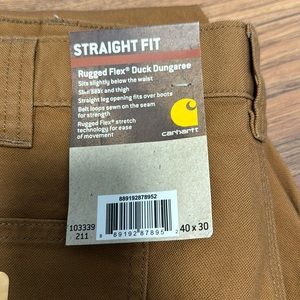 Carhartt straight fit dungaree